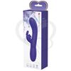 Vibrador con estimulador de clitoris, con 30 funciones y carga USB